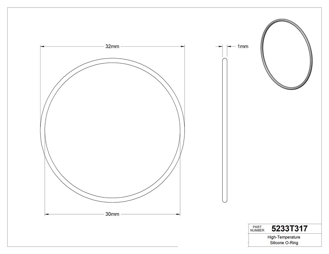 Technical drawing - 5233T317